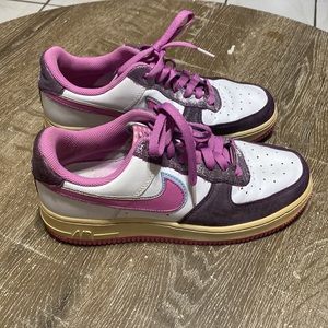 Nike Air Force 1 Women's Sz 8 Cool Rose White 315115 161